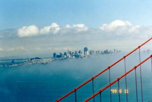 San Francisco and Golden Gate Bridge